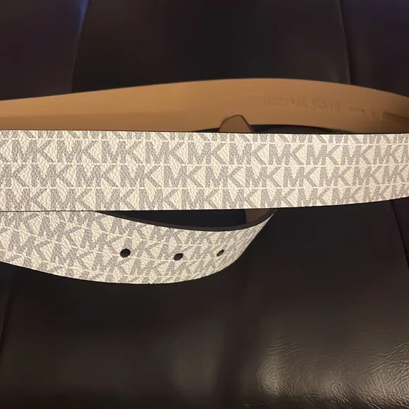 Michael Kors Logo Print Belt (navy)- XL - Picture 6 of 6